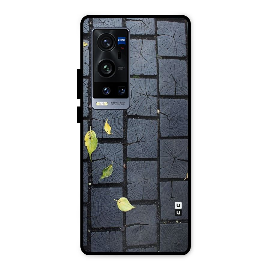 Leaf On Floor Metal Back Case for Vivo X60 Pro Plus