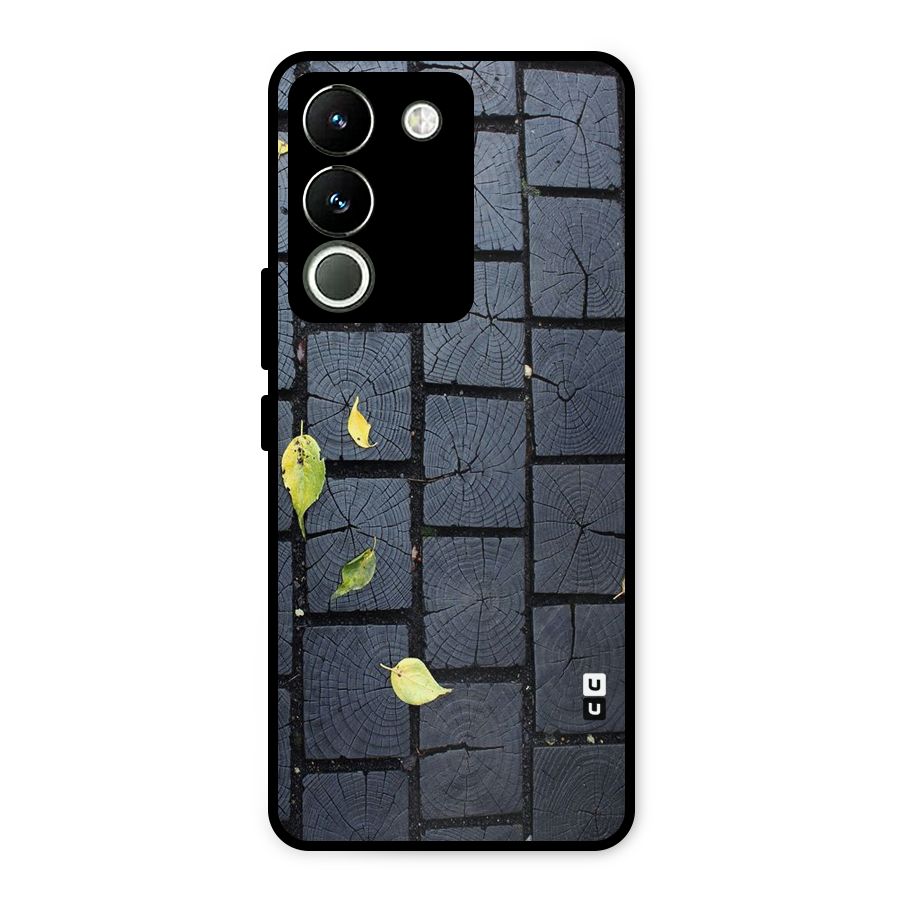 Leaf On Floor Metal Back Case for Vivo Y200