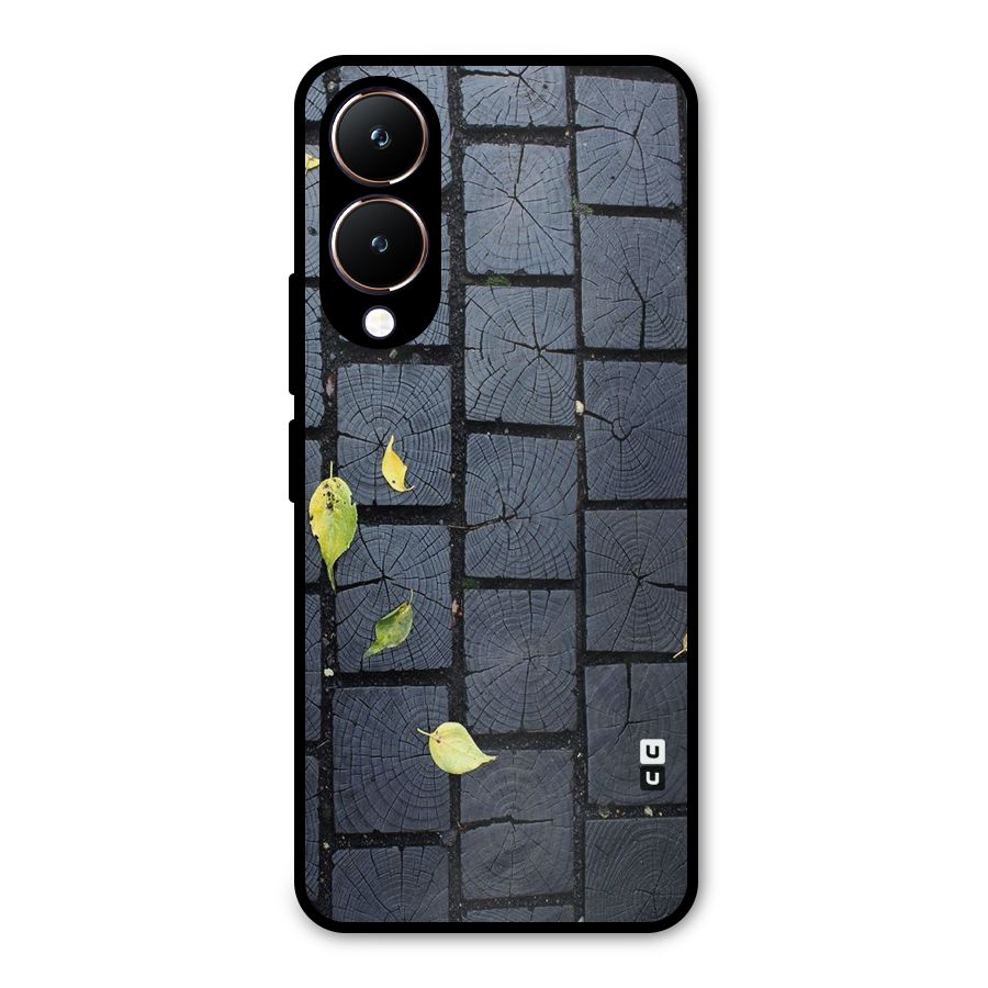 Leaf On Floor Metal Back Case for Vivo Y28