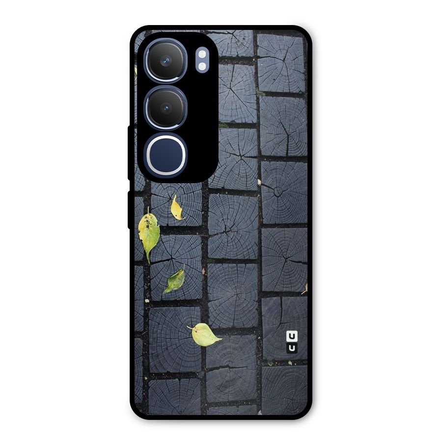 Leaf On Floor Metal Back Case for Vivo Y29