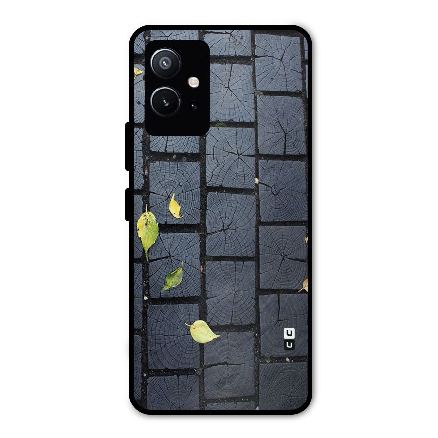 Leaf On Floor Metal Back Case for Vivo Y75 5G