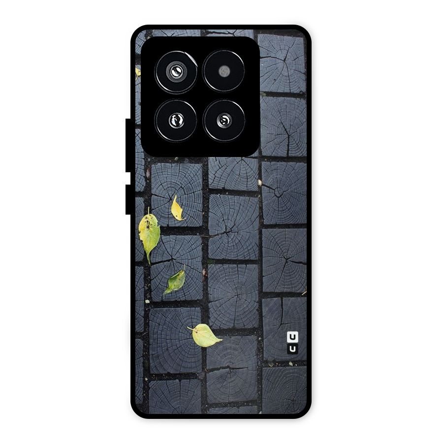Leaf On Floor Metal Back Case for Xiaomi 14 Pro