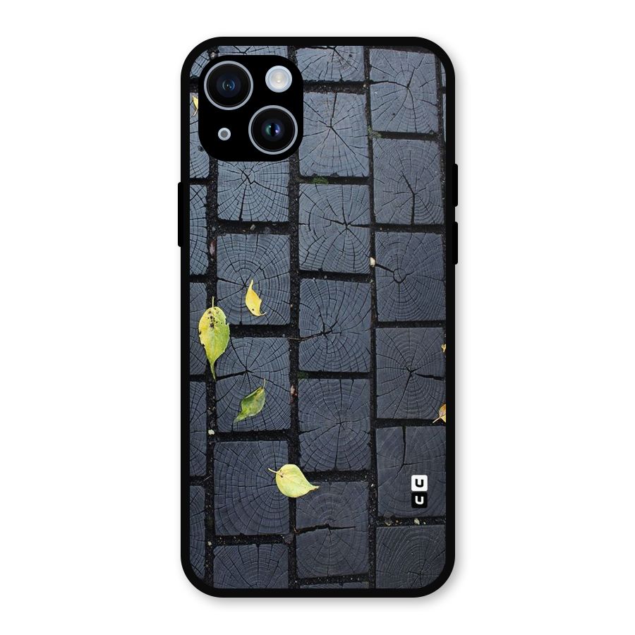 Leaf On Floor Metal Back Case for iPhone 14