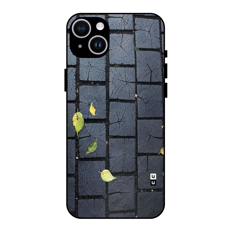 Leaf On Floor Metal Back Case for iPhone 14 Plus
