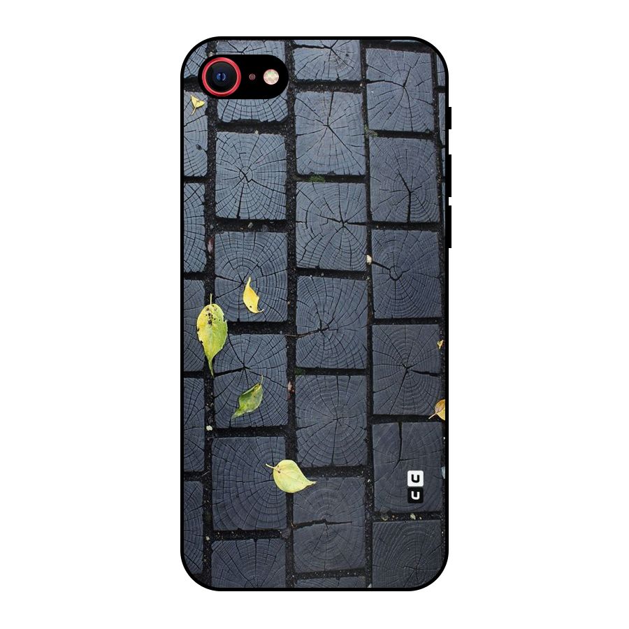 Leaf On Floor Metal Back Case for iPhone SE 2022