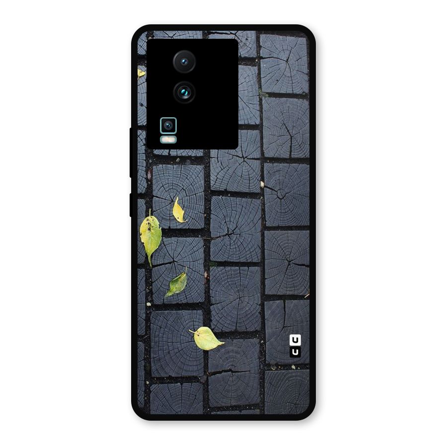 Leaf On Floor Metal Back Case for iQOO Neo 7