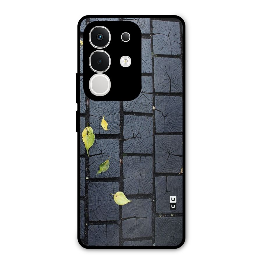 Leaf On Floor Metal Back Case for iQOO Z10x