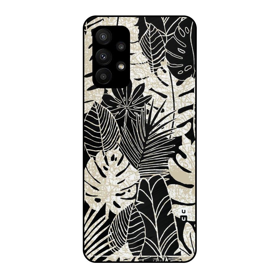 Leaf Pattern Metal Back Case for Galaxy A23