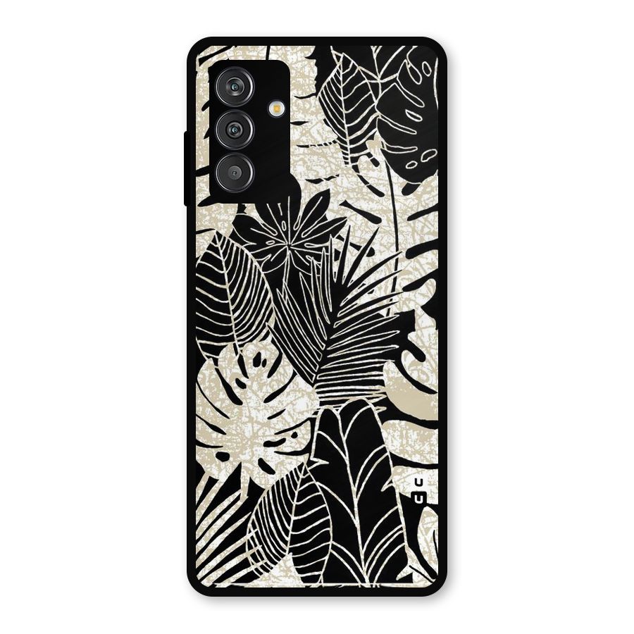 Leaf Pattern Metal Back Case for Galaxy F13