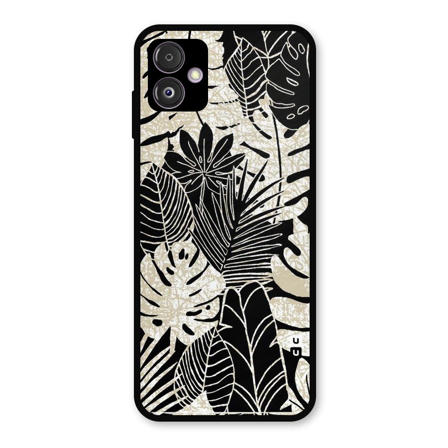 Leaf Pattern Metal Back Case for Galaxy F14