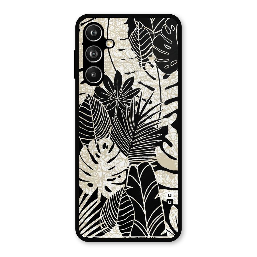 Leaf Pattern Metal Back Case for Galaxy F54