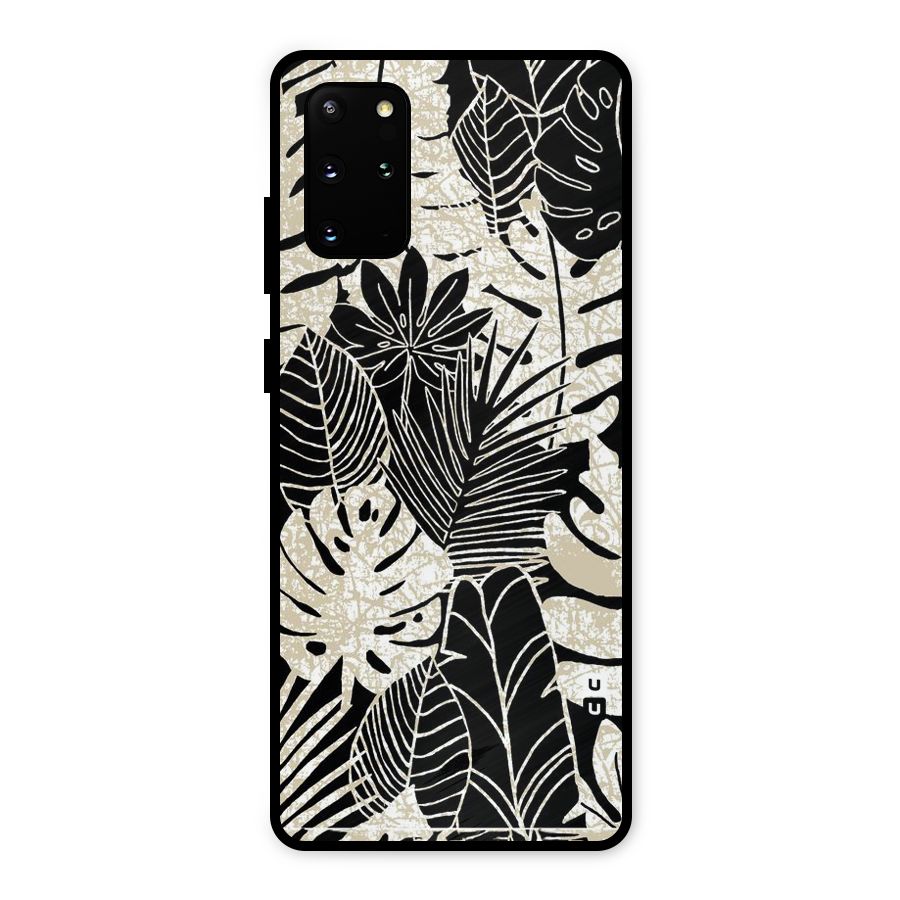 Leaf Pattern Metal Back Case for Galaxy S20 Plus