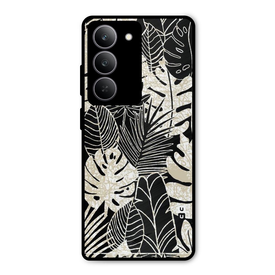 Leaf Pattern Metal Back Case for Realme P3x