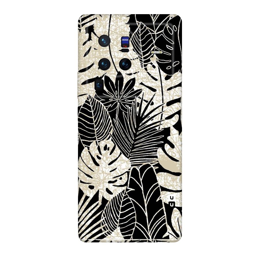 Leaf Pattern Original Polycarbonate Back Case for Vivo X80