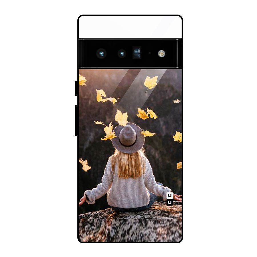 Leaf Rain Sunset Glass Back Case for Google Pixel 6 Pro