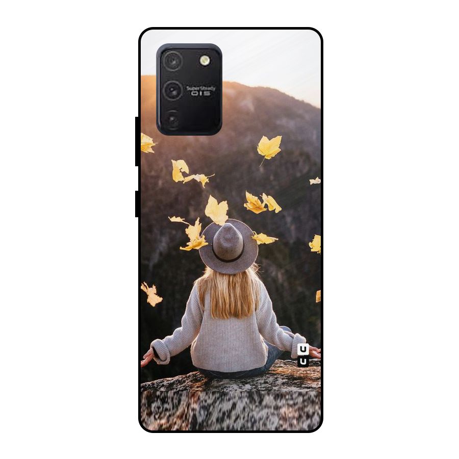 Leaf Rain Sunset Metal Back Case for Galaxy S10 Lite