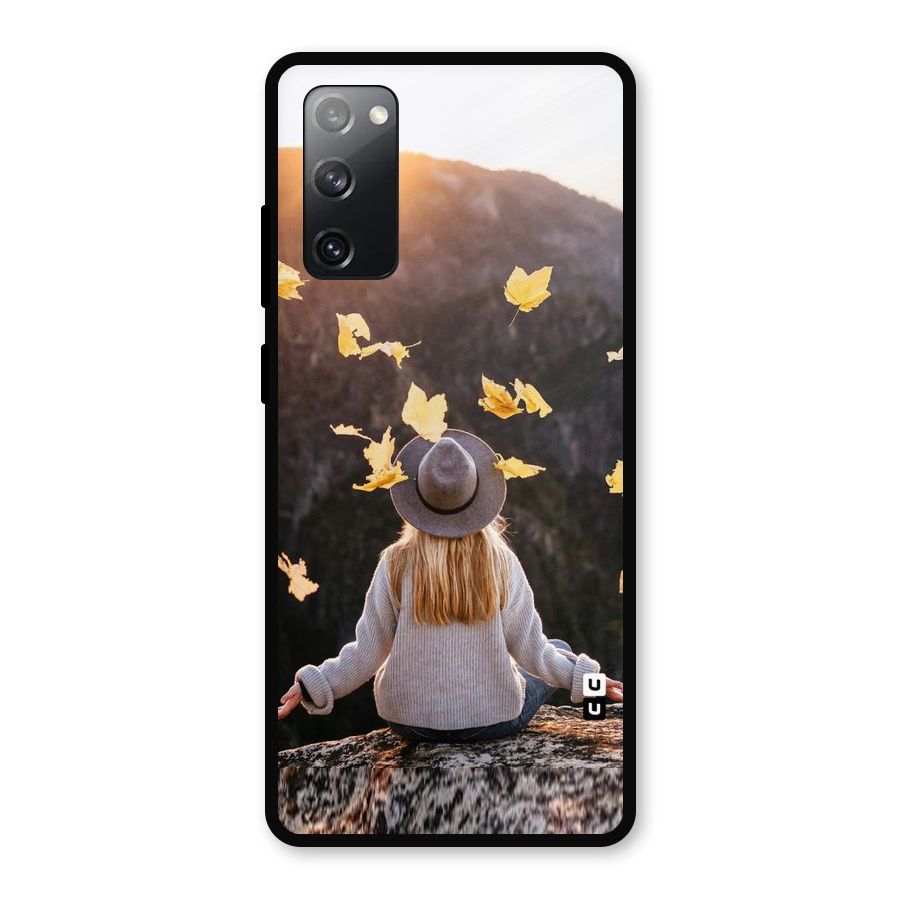 Leaf Rain Sunset Metal Back Case for Galaxy S20 FE 5G