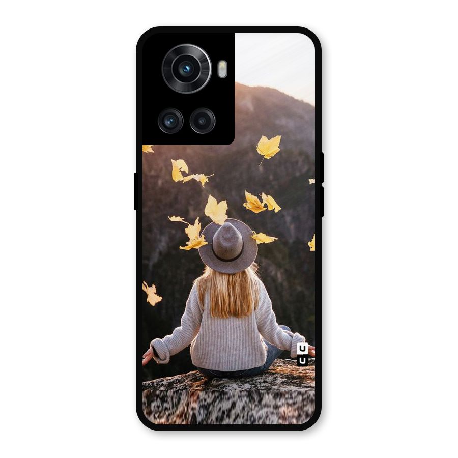 Leaf Rain Sunset Metal Back Case for OnePlus 10R