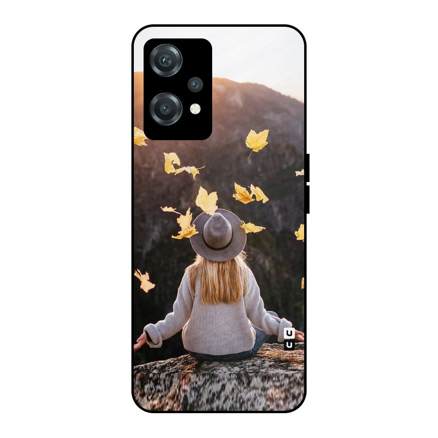 Leaf Rain Sunset Metal Back Case for OnePlus Nord CE 2 Lite 5G