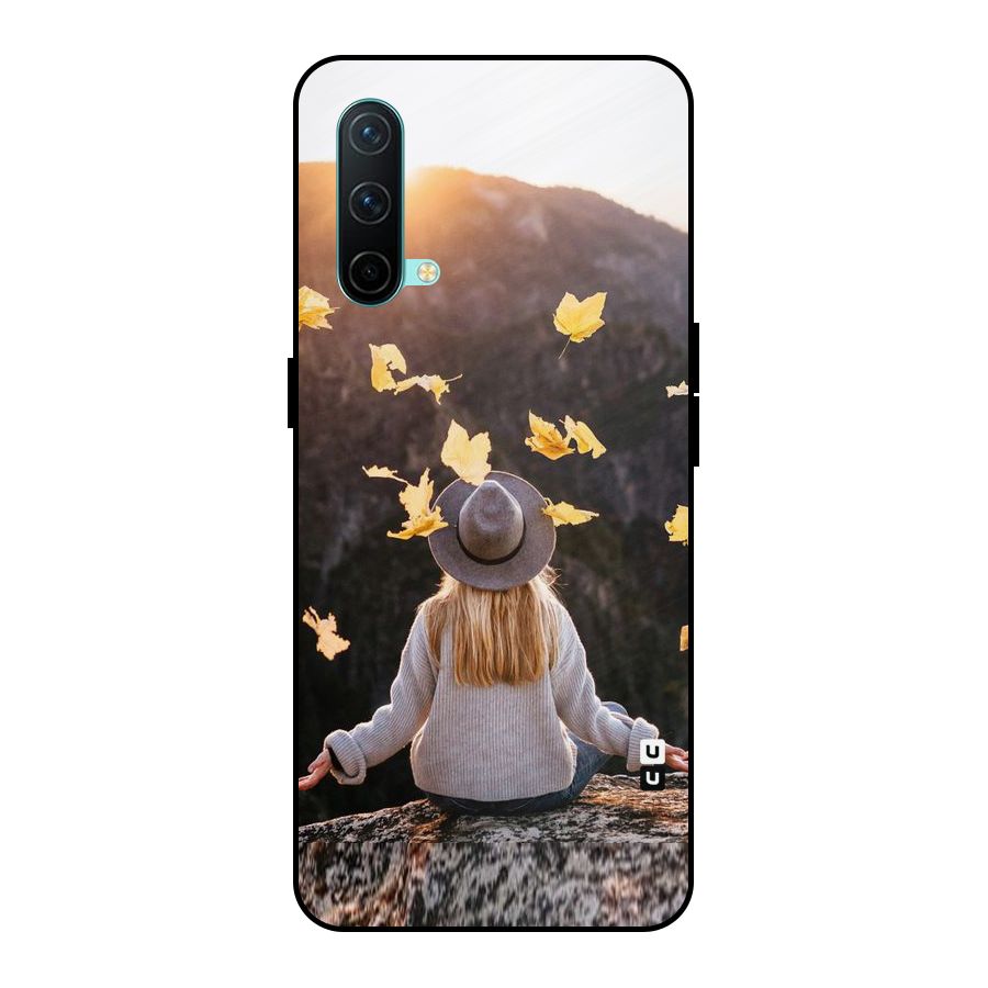 Leaf Rain Sunset Metal Back Case for OnePlus Nord CE 5G