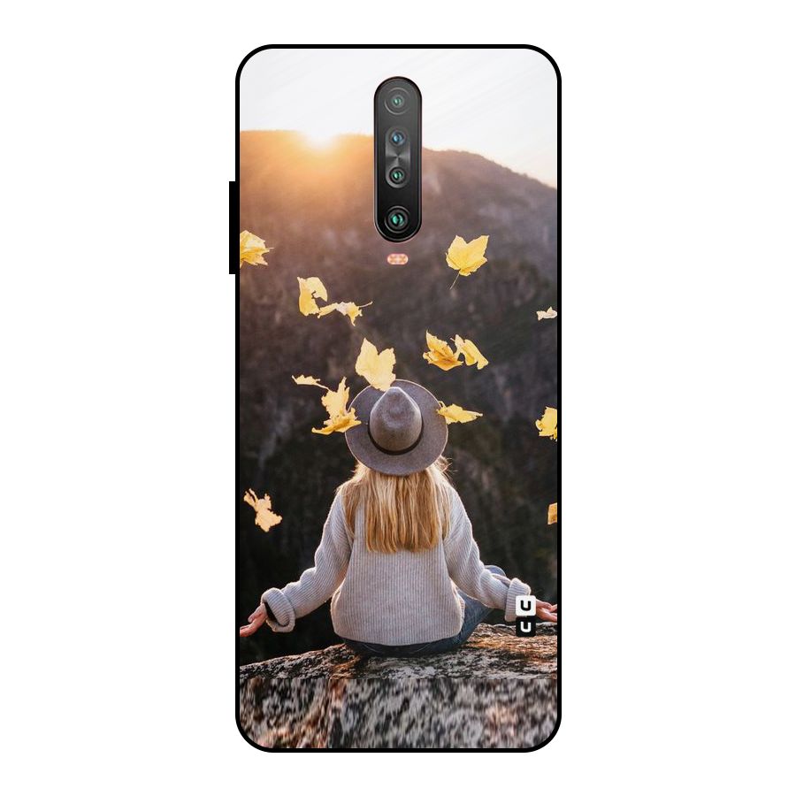 Leaf Rain Sunset Metal Back Case for Poco X2