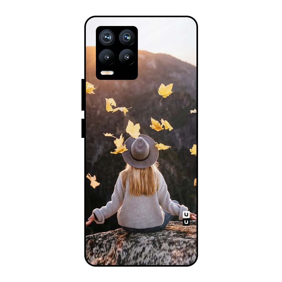 Leaf Rain Sunset Metal Back Case for Realme 8 Pro