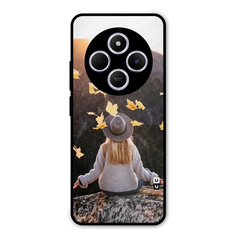 Leaf Rain Sunset Metal Back Case for Redmi A4