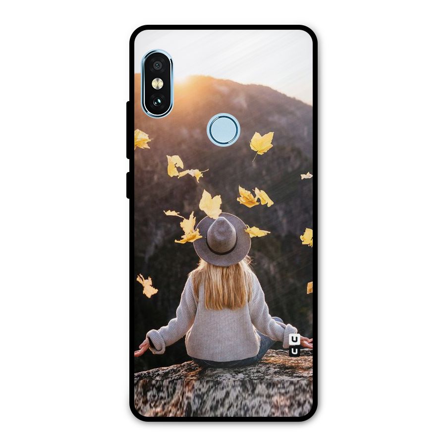 Leaf Rain Sunset Metal Back Case for Redmi Note 5 Pro