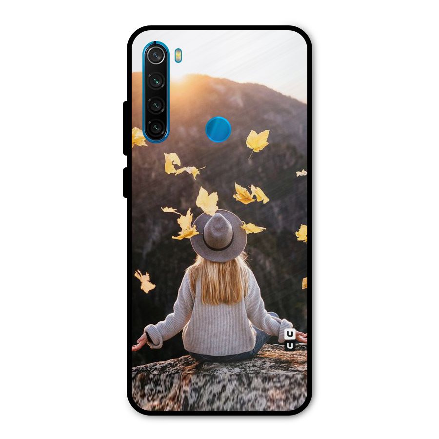 Leaf Rain Sunset Metal Back Case for Redmi Note 8