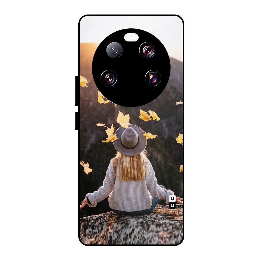 Leaf Rain Sunset Metal Back Case for Xiaomi 13 Ultra