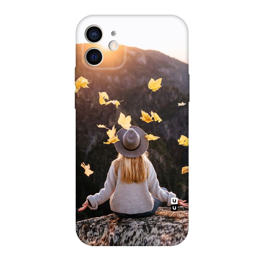Leaf Rain Sunset Original Polycarbonate Back Case for iPhone 12