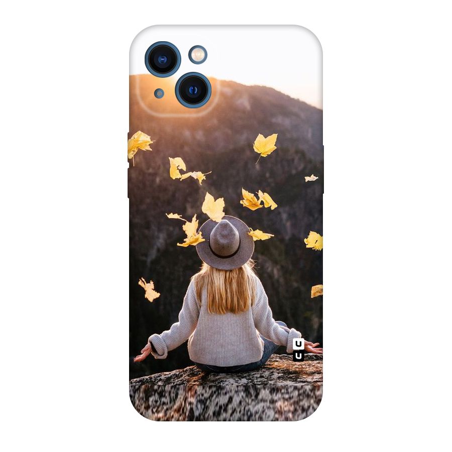 Leaf Rain Sunset Original Polycarbonate Back Case for iPhone 13