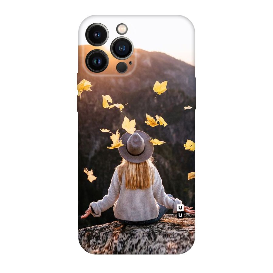 Leaf Rain Sunset Original Polycarbonate Back Case for iPhone 13 Pro Max