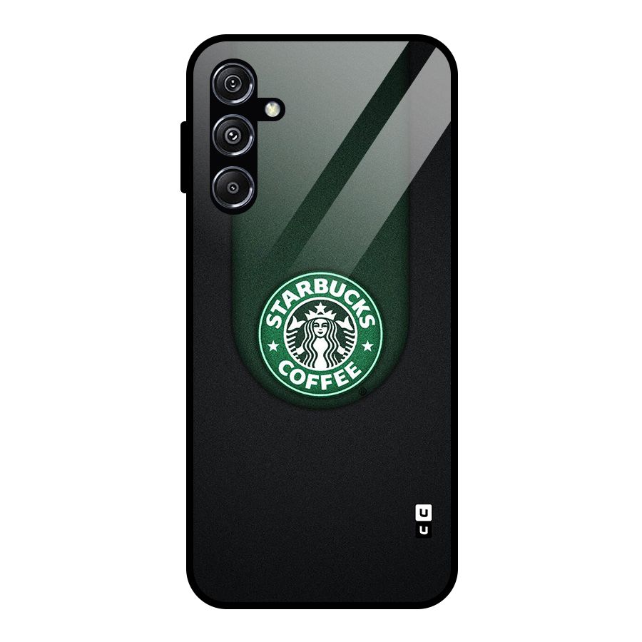 Leaf StarBucks Glass Back Case for Galaxy M34 5G