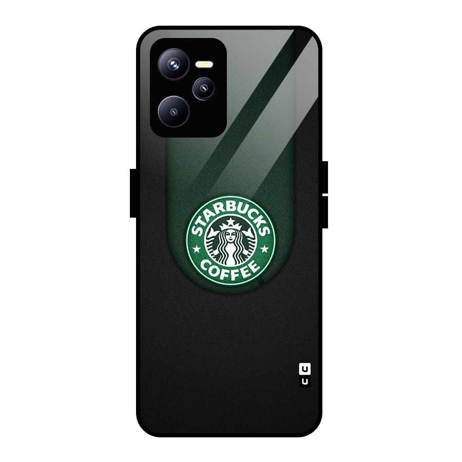 Leaf StarBucks Glass Back Case for Realme C35