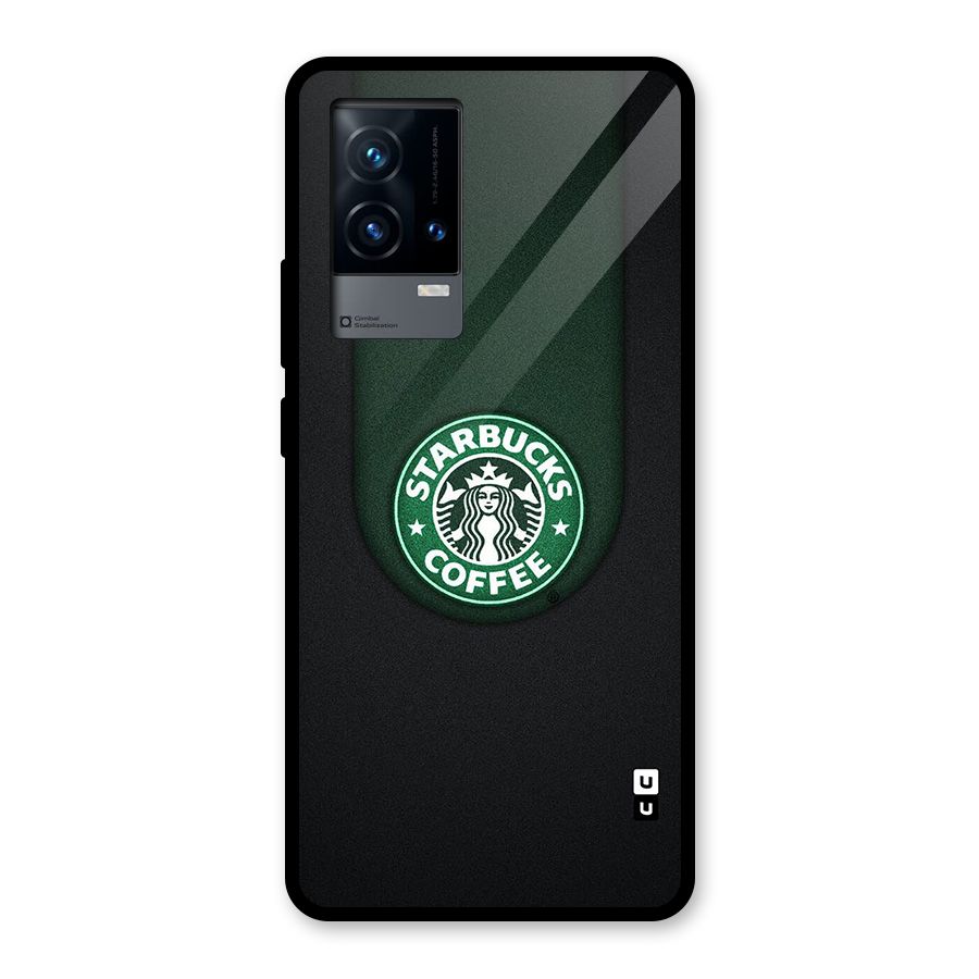 Leaf StarBucks Glass Back Case for iQOO 9 5G