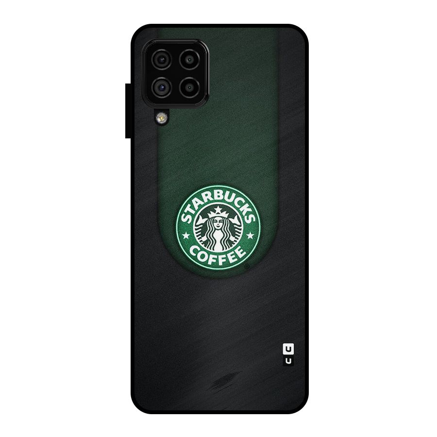 Leaf StarBucks Metal Back Case for Galaxy A22 4G