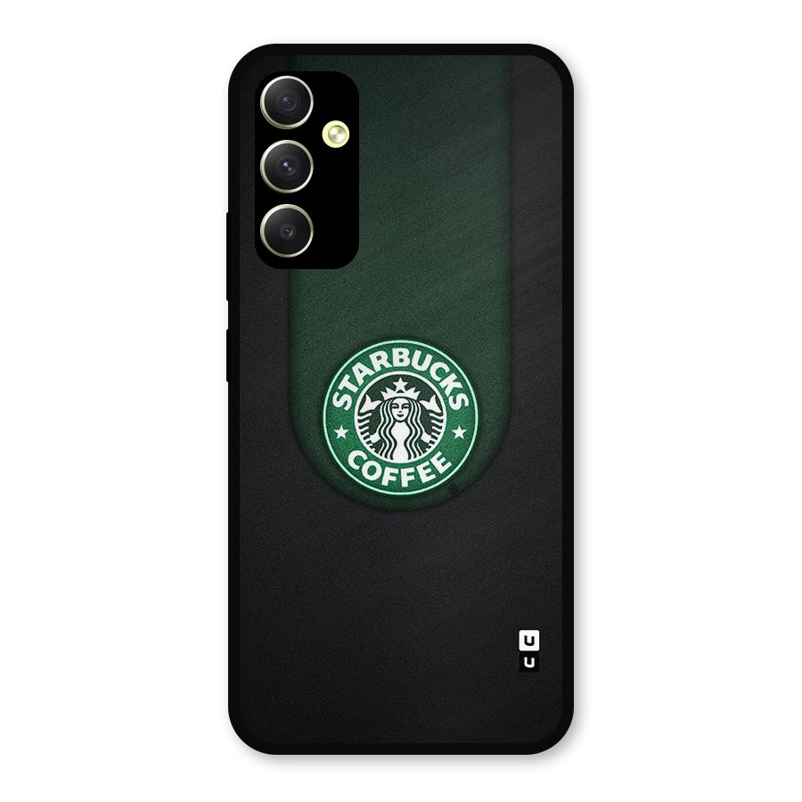 Leaf StarBucks Metal Back Case for Galaxy A34