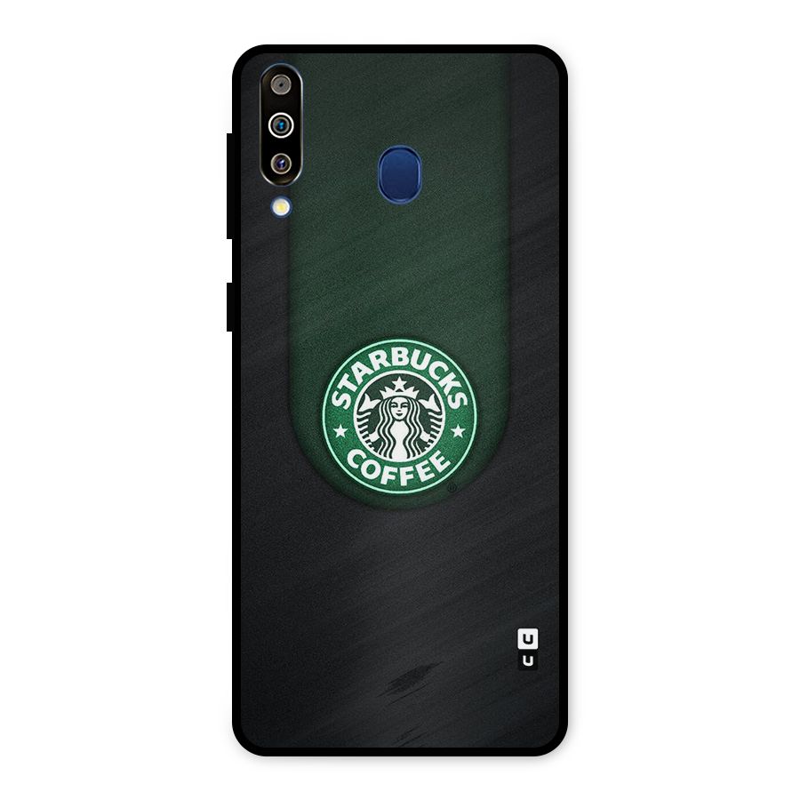 Leaf StarBucks Metal Back Case for Galaxy M30