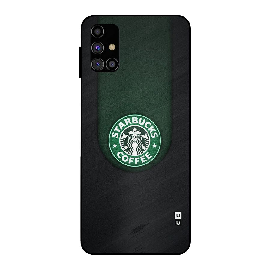 Leaf StarBucks Metal Back Case for Galaxy M31s