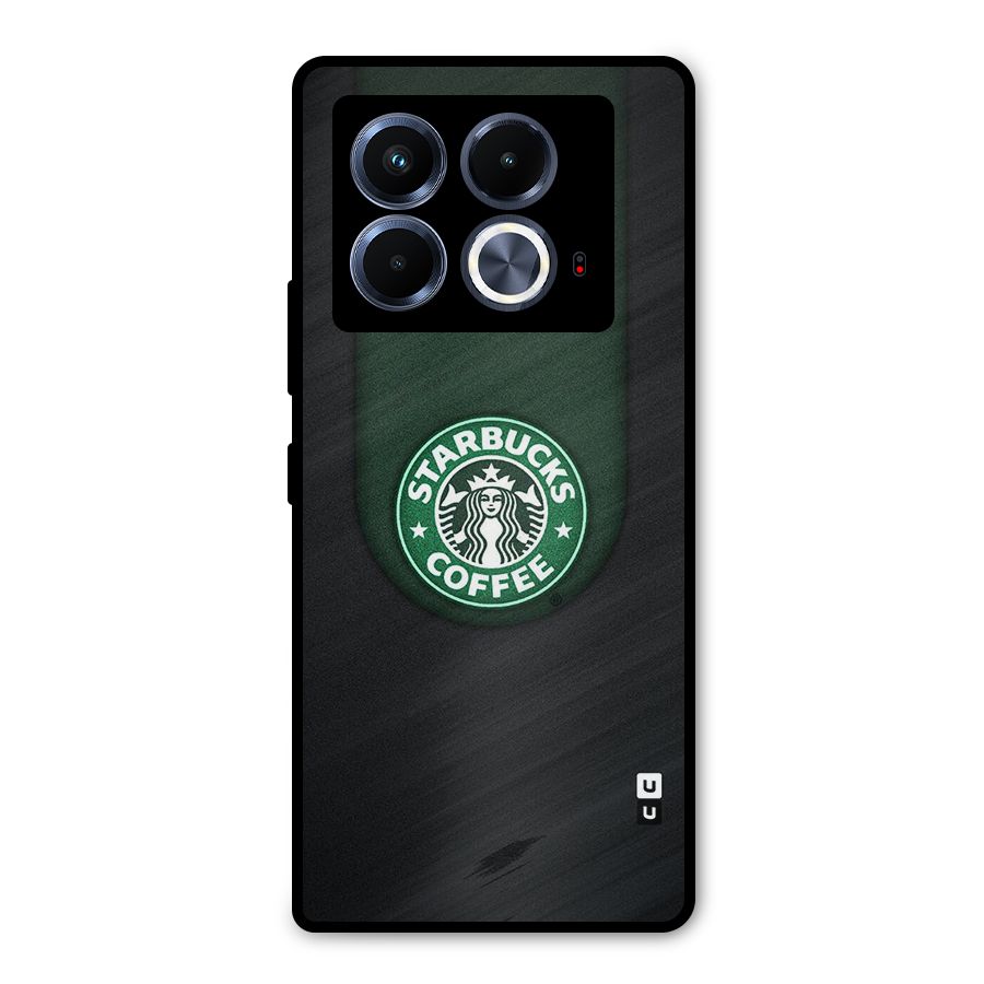 Leaf StarBucks Metal Back Case for Infinix Note 40 5G