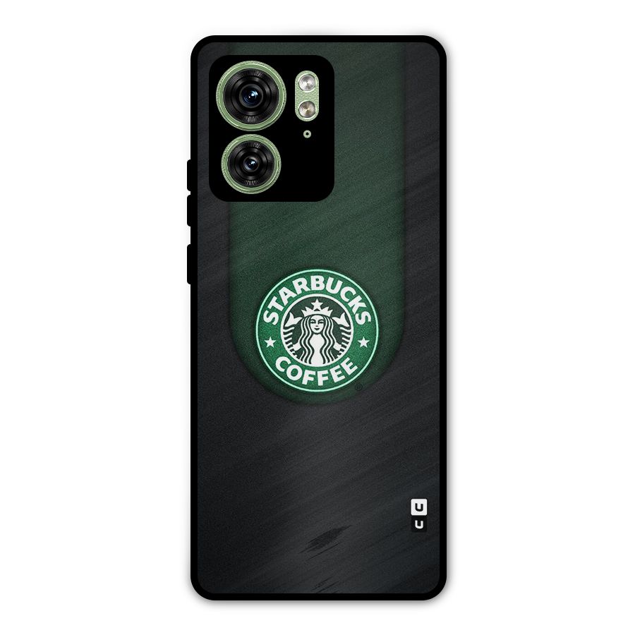 Leaf StarBucks Metal Back Case for Motorola Edge 40 5G