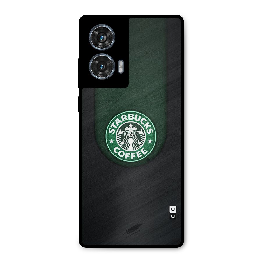 Leaf StarBucks Metal Back Case for Motorola Edge 50 Fusion