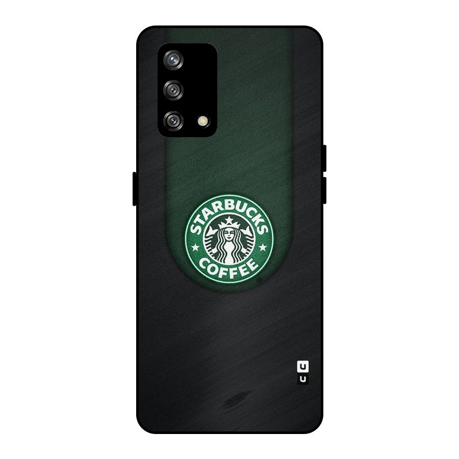 Leaf StarBucks Metal Back Case for Oppo F19