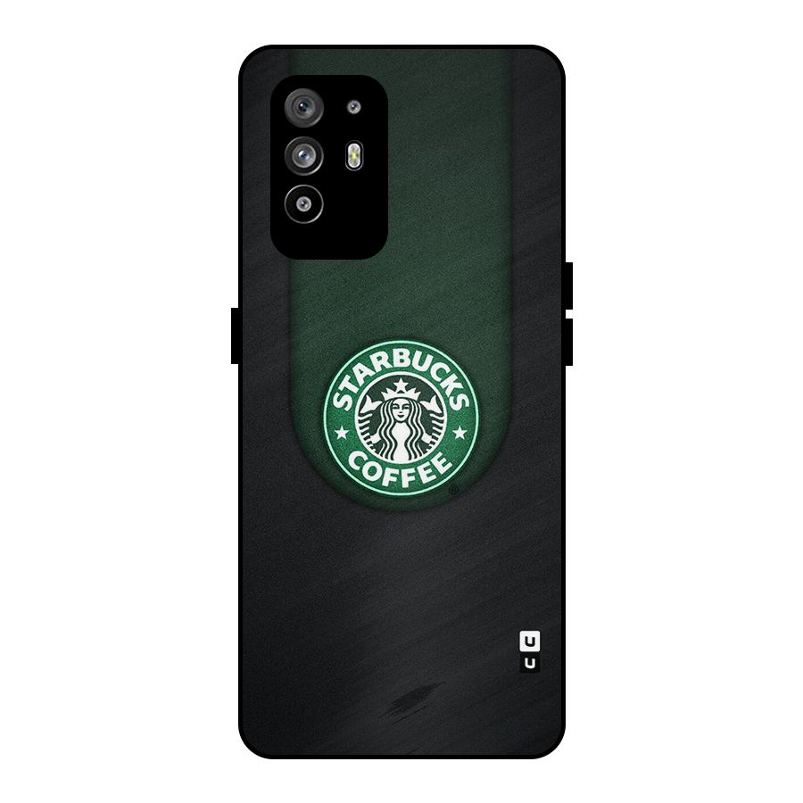 Leaf StarBucks Metal Back Case for Oppo F19 Pro Plus 5G
