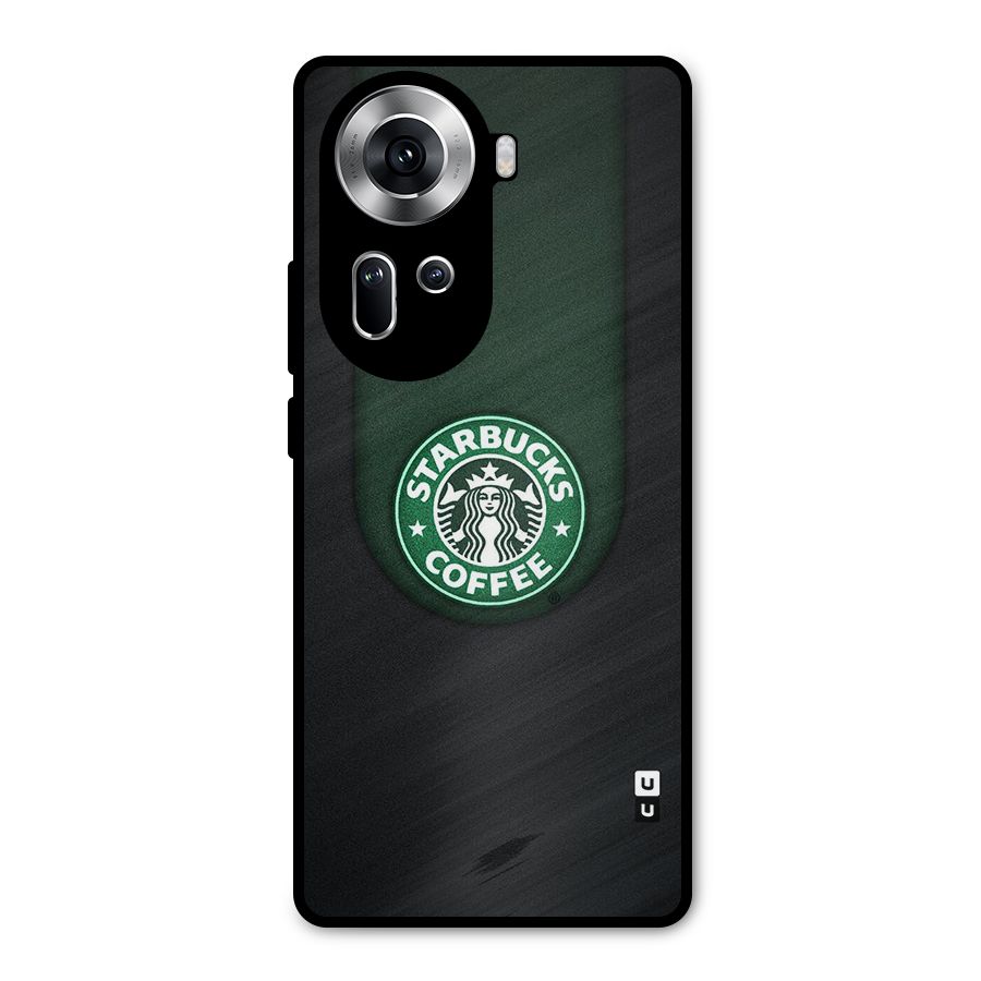 Leaf StarBucks Metal Back Case for Oppo Reno11 5G
