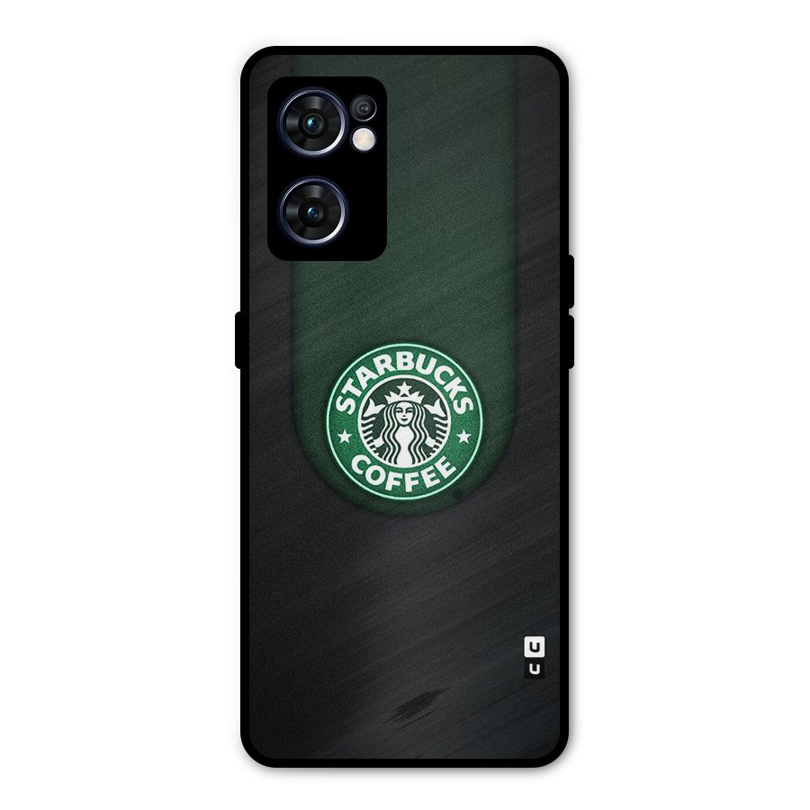 Leaf StarBucks Metal Back Case for Oppo Reno7 5G