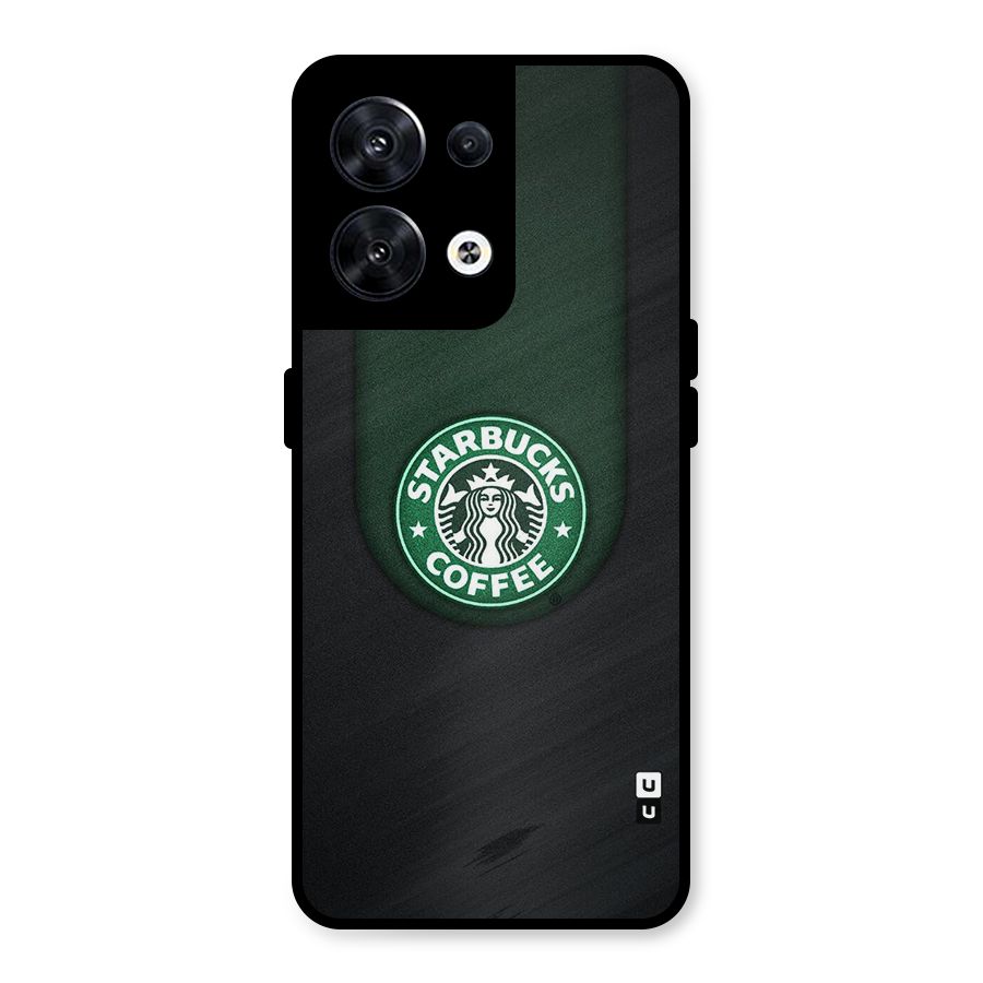 Leaf StarBucks Metal Back Case for Oppo Reno8 5G