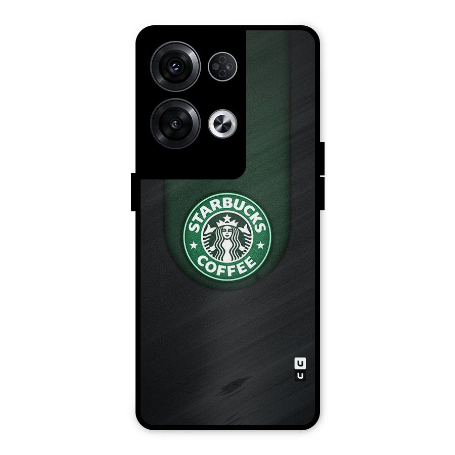 Leaf StarBucks Metal Back Case for Oppo Reno8 Pro 5G