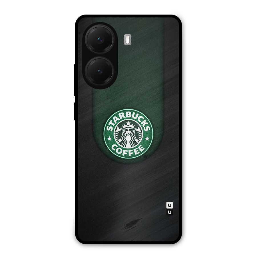 Leaf StarBucks Metal Back Case for Poco X7 Pro